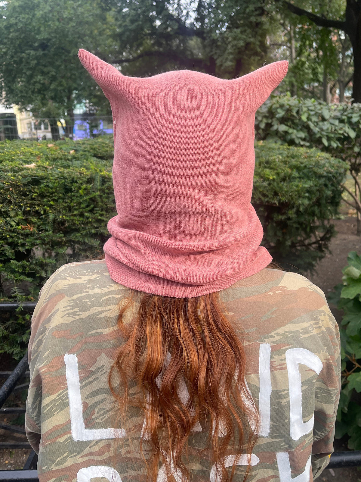 Pinkish Mouse Hat